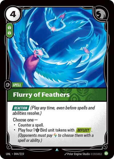 Flurry of Feathers - Unleashed Riftbound spoiler