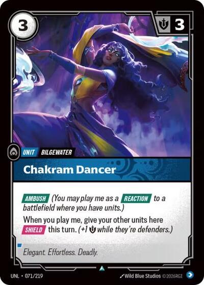 Chakram Dancer - Unleashed Riftbound spoiler