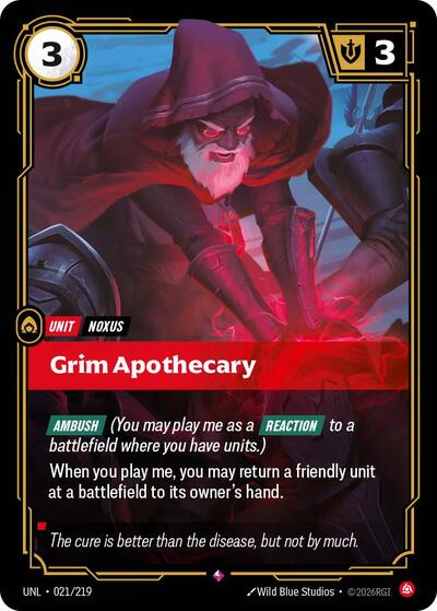 Grim Apothecary - Unleashed Riftbound spoiler