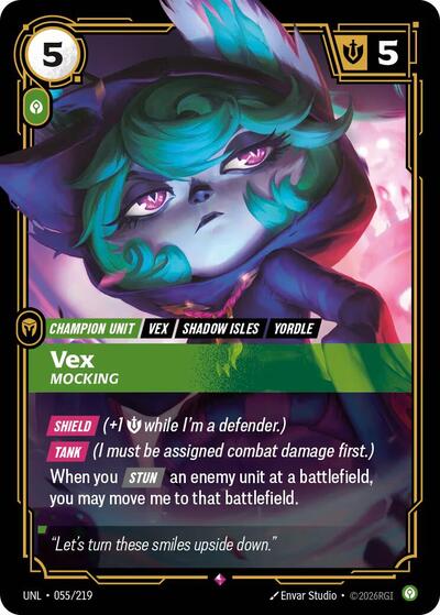 Vex - Mocking - Unleashed Riftbound spoiler