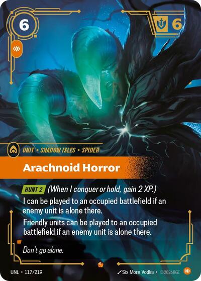 Arachnoid Horror - Unleashed Riftbound spoiler