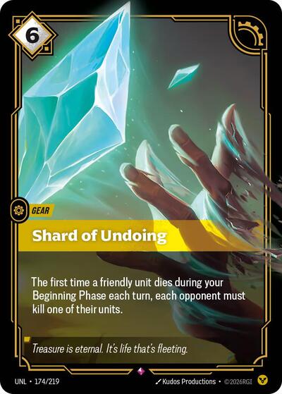 Shard of Undoing - Unleashed Riftbound spoiler