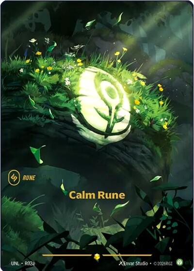 Calm Rune (R02a) - Unleashed Riftbound spoiler