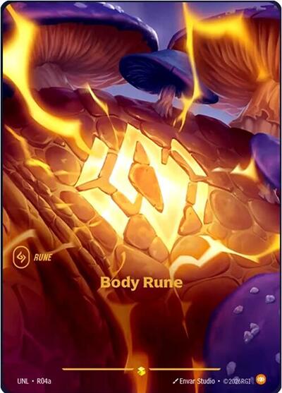 Body Rune (R04a) - Unleashed Riftbound spoiler