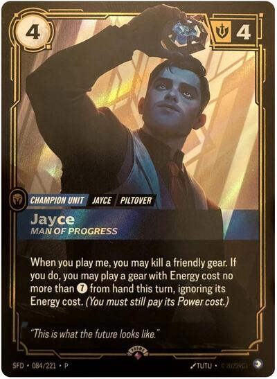 Jayce, Man of Progress