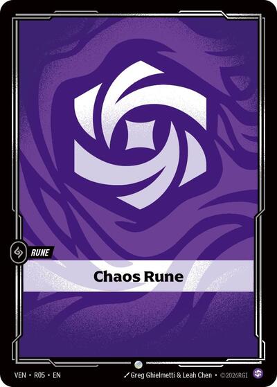 Chaos Rune - Vendetta Riftbound spoiler
