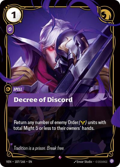 Decree of Discord - Vendetta Riftbound spoiler