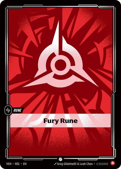 Fury Rune - Vendetta Riftbound spoiler
