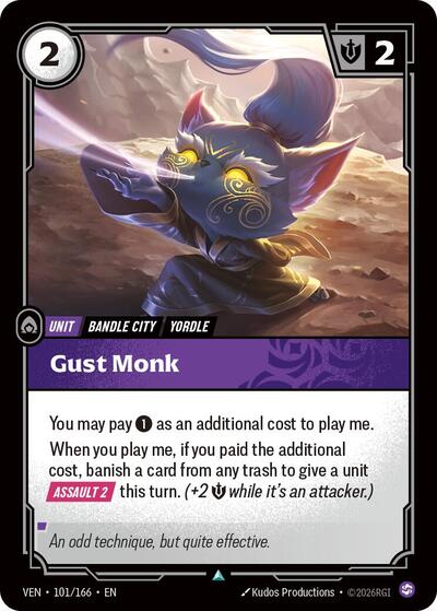 Gust Monk - Vendetta Riftbound spoiler