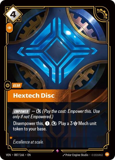 Hextech Disc - Vendetta Riftbound spoiler