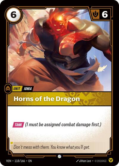 Horns of the Dragon - Vendetta Riftbound spoiler