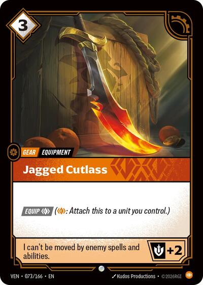 Jagged Cutlass - Vendetta Riftbound spoiler