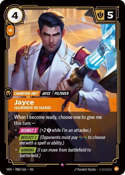 Jayce, Hammer in Hand - Vendetta Riftbound spoiler