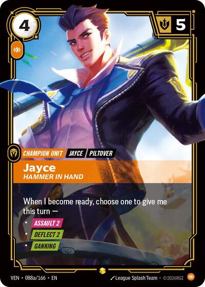 Jayce, Hammer in Hand (Alternate Art) - Vendetta Riftbound spoiler