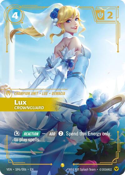 Lux, Crownguard - Vendetta Riftbound spoiler