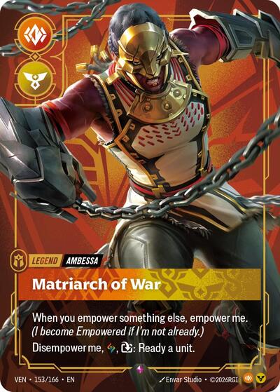 Ambessa - Matriarch of War - Vendetta Riftbound spoiler