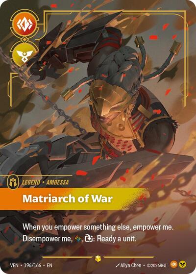 Ambessa - Matriarch of War (Overnumbered) - Vendetta Riftbound spoiler