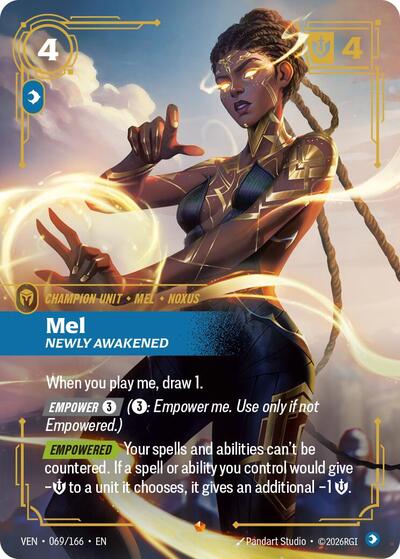 Mel, Newly Awakened - Vendetta Riftbound spoiler
