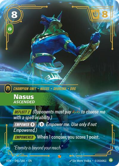 Nasus, Ascended - Vendetta Riftbound spoiler