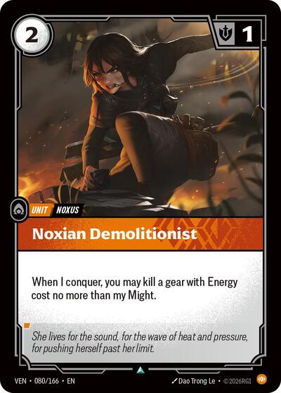 Noxian Demolitionist - Vendetta Riftbound spoiler