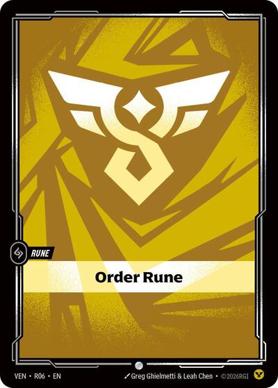 Order Rune - Vendetta Riftbound spoiler