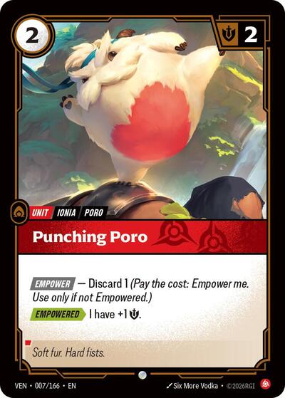 Punching Poro - Vendetta Riftbound spoiler