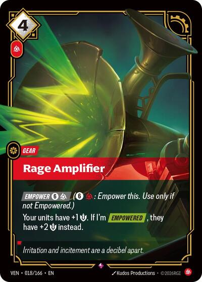 Rage Amplifier - Vendetta Riftbound spoiler