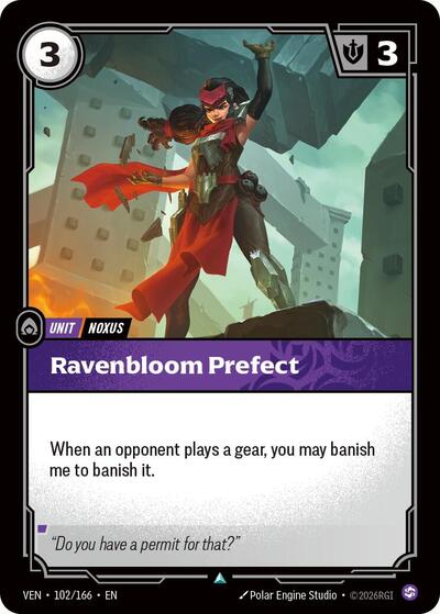 Ravenbloom Prefect - Vendetta Riftbound spoiler