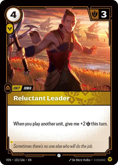 Reluctant Leader - Vendetta Riftbound spoiler