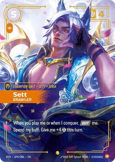 Sett, Brawler - Vendetta Riftbound spoiler