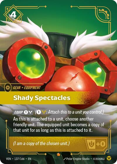 Shady Spectacles - Vendetta Riftbound spoiler