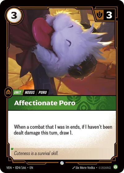 Affectionate Poro - Vendetta Riftbound spoiler