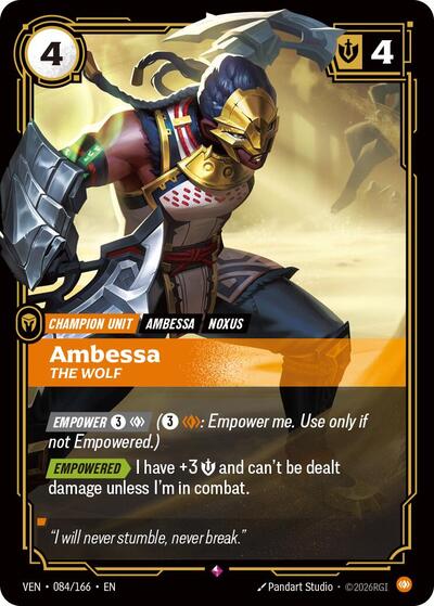 Ambessa, The Wolf - Vendetta Riftbound spoiler