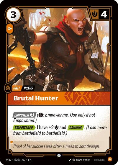 Brutal Hunter - Vendetta Riftbound spoiler