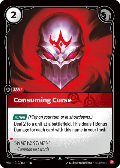Consuming Curse - Vendetta Riftbound spoiler
