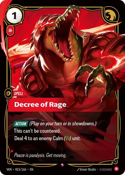 Decree of Rage - Vendetta Riftbound spoiler