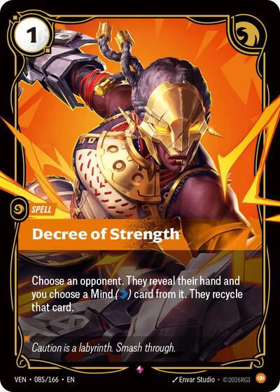 Decree of Strength - Vendetta Riftbound spoiler