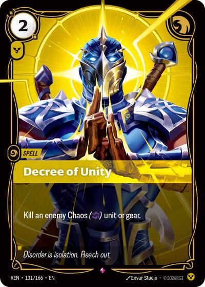 Decree of Unity - Vendetta Riftbound spoiler