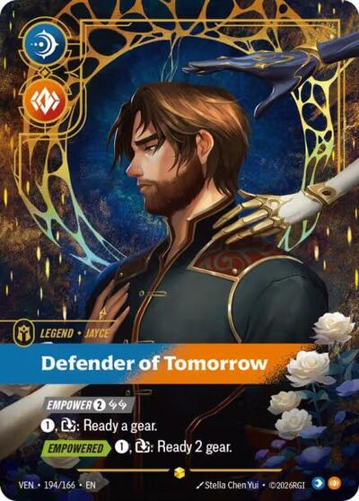 Jayce - Defender of Tomorrow (Overnumbered) - Vendetta Riftbound spoiler