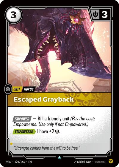 Escaped Grayback - Vendetta Riftbound spoiler