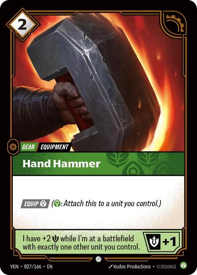 Hand Hammer - Vendetta Riftbound spoiler