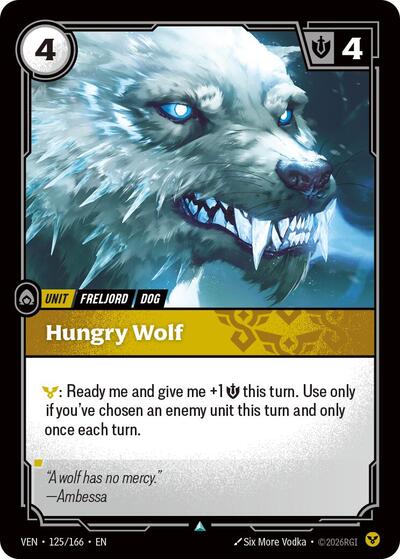 Hungry Wolf - Vendetta Riftbound spoiler