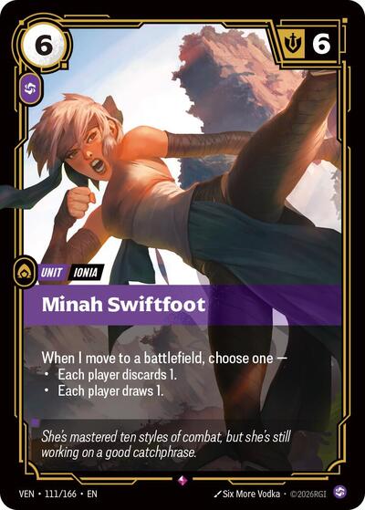 Minah Swiftfoot - Vendetta Riftbound spoiler