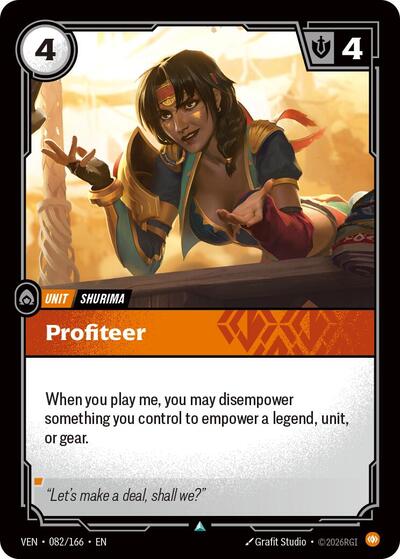 Profiteer - Vendetta Riftbound spoiler