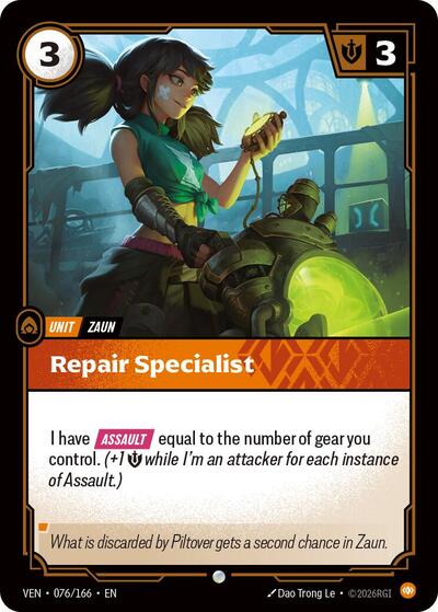 Repair Specialist - Vendetta Riftbound spoiler