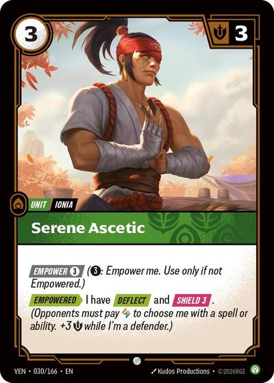Serene Ascetic - Vendetta Riftbound spoiler