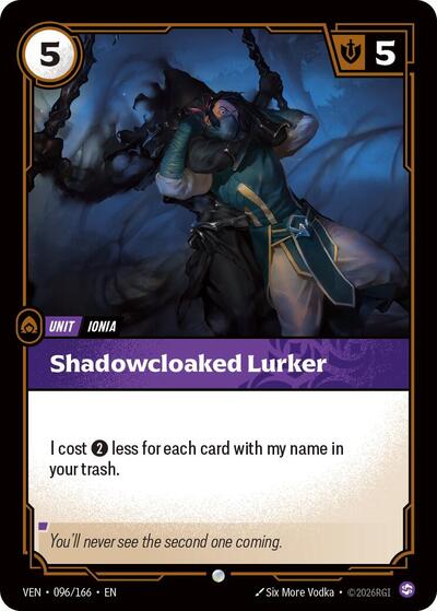 Shadowblade Lurker - Vendetta Riftbound spoiler