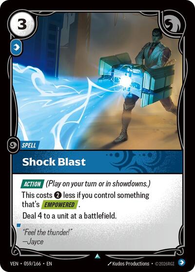 Shock Blast - Vendetta Riftbound spoiler