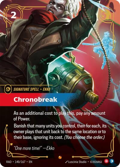 Chronobreak - Riftbound card