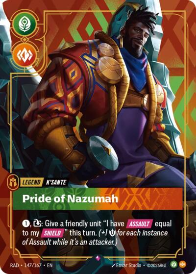 K'Sante, Pride of Nazumah - Radiance Riftbound spoiler